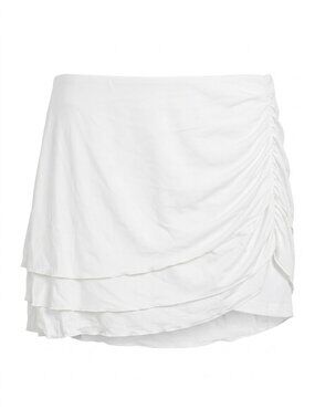 NWT Joy Lab Game Day High-Rise Skort L White Activewear Tennis Skirt Athleisure